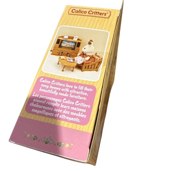 Calico Critters Comfy Living Room Set Toy Dollhouse Furniture & Accessories Set - Picture 9 of 9